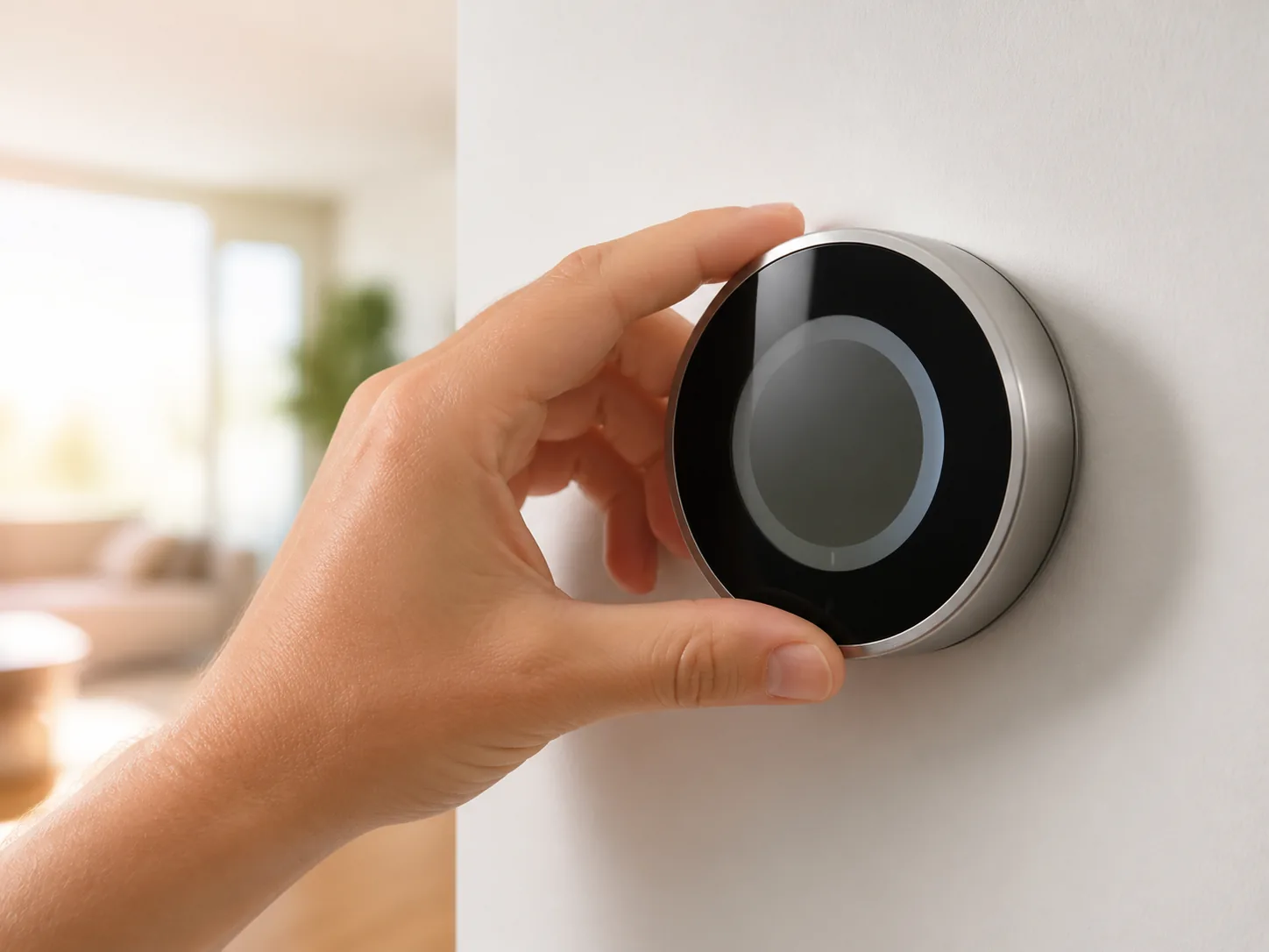Thermostat in a warm home